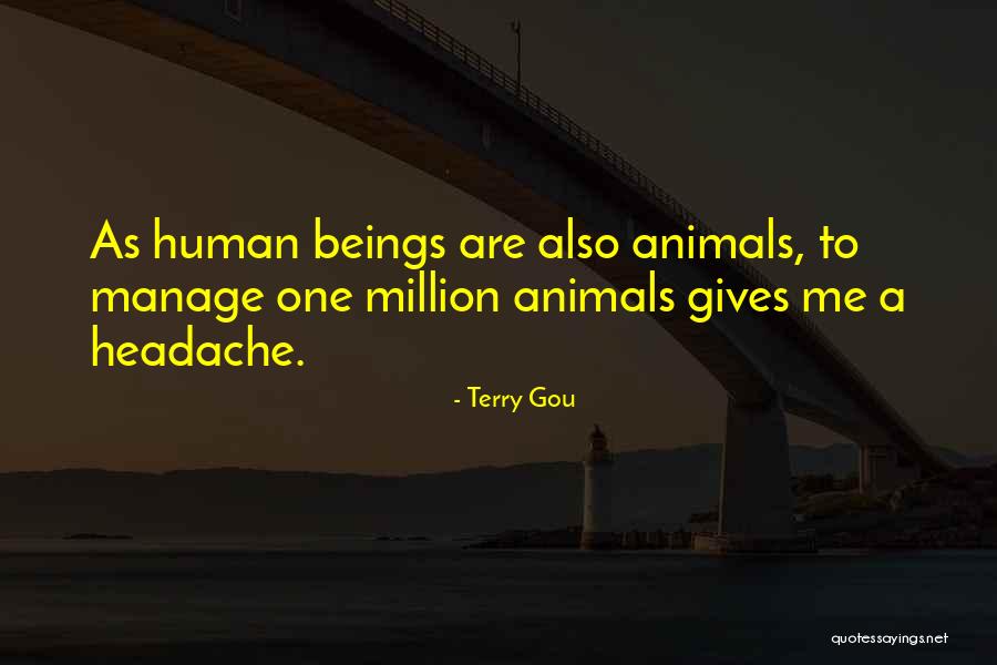 Giving To Animals Quotes By Terry Gou