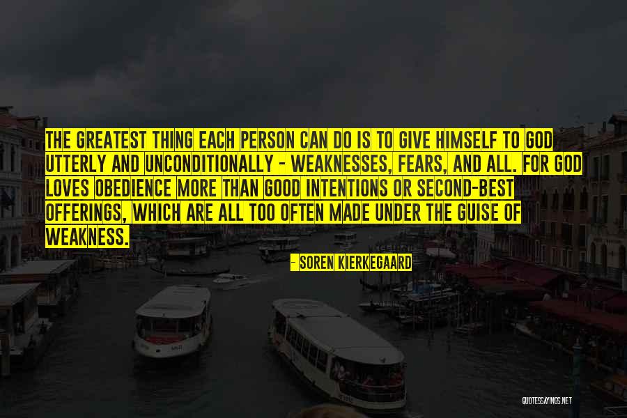 Giving To God Quotes By Soren Kierkegaard