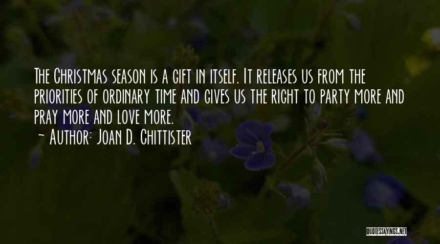 Giving To Others Christmas Quotes By Joan D. Chittister