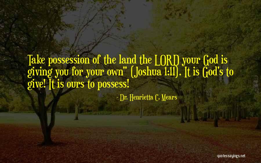 Giving To The Lord Quotes By Dr. Henrietta C. Mears Giving To The Lord Quotes By Dr. Henrietta C. Mears