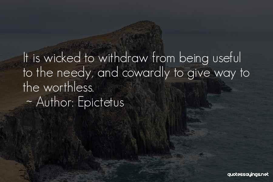 Giving To The Needy Quotes By Epictetus