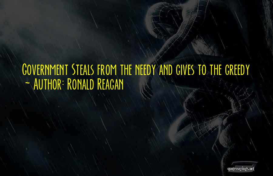 Giving To The Needy Quotes By Ronald Reagan