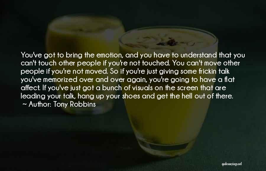 Giving Up And Moving On Quotes By Tony Robbins