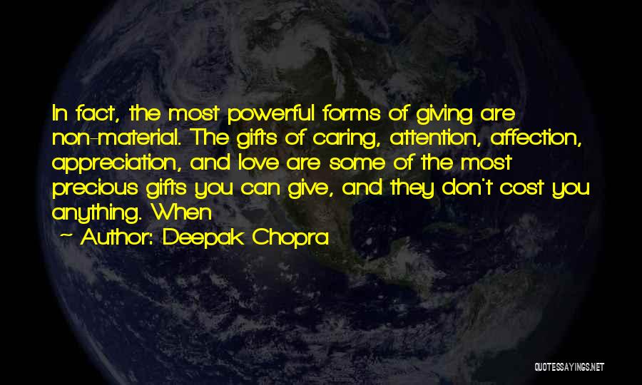 Giving Up Caring Quotes By Deepak Chopra