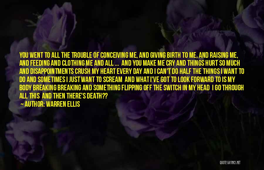 Giving Up On A Crush Quotes By Warren Ellis