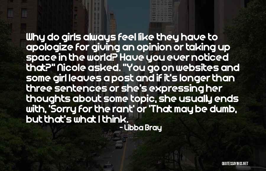 Giving Up On A Girl You Like Quotes By Libba Bray Giving Up On A Girl You Like Quotes By Libba Bray