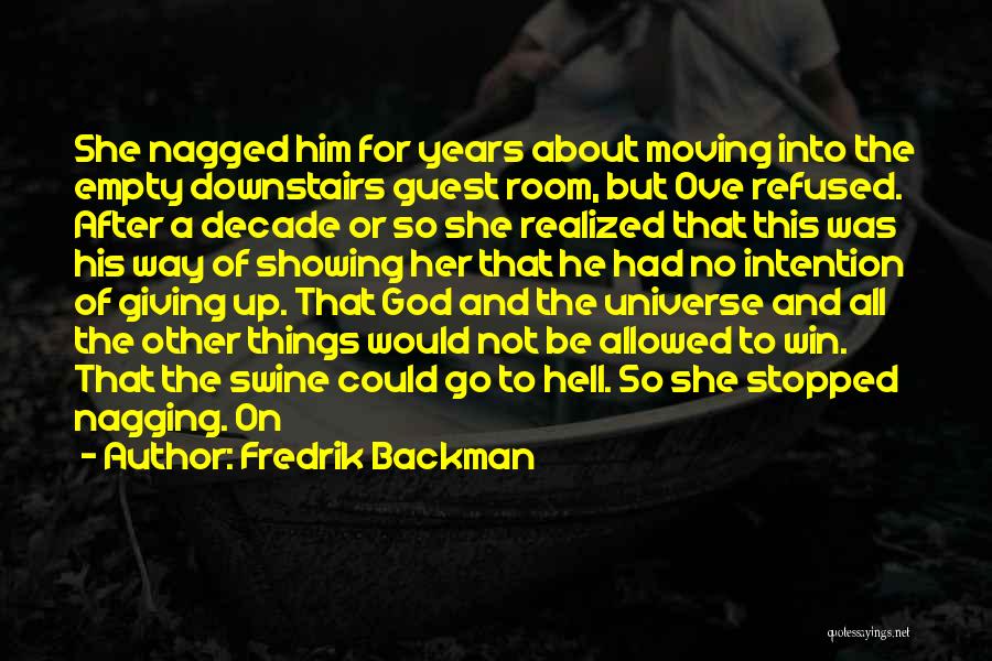 Giving Up On Her Quotes By Fredrik Backman