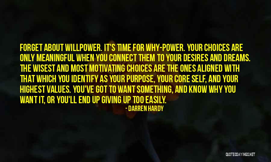 Giving Up Power Quotes By Darren Hardy