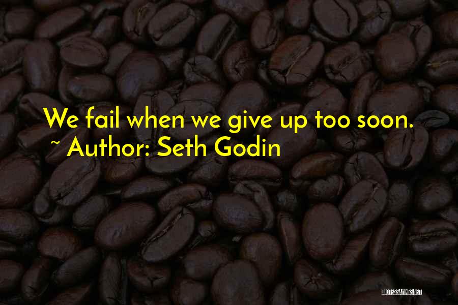 Giving Up Quotes By Seth Godin