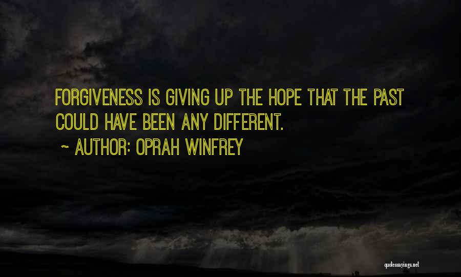 Giving Up The Past Quotes By Oprah Winfrey