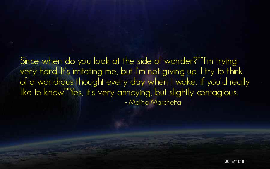Giving Up Trying Quotes By Melina Marchetta Giving Up Trying Quotes By Melina Marchetta