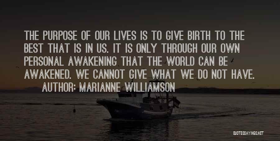 Giving What We Can Quotes By Marianne Williamson