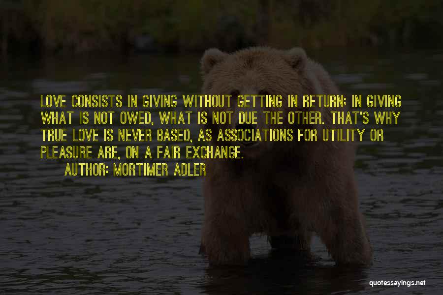 Giving Your All And Getting Nothing In Return Quotes By Mortimer Adler