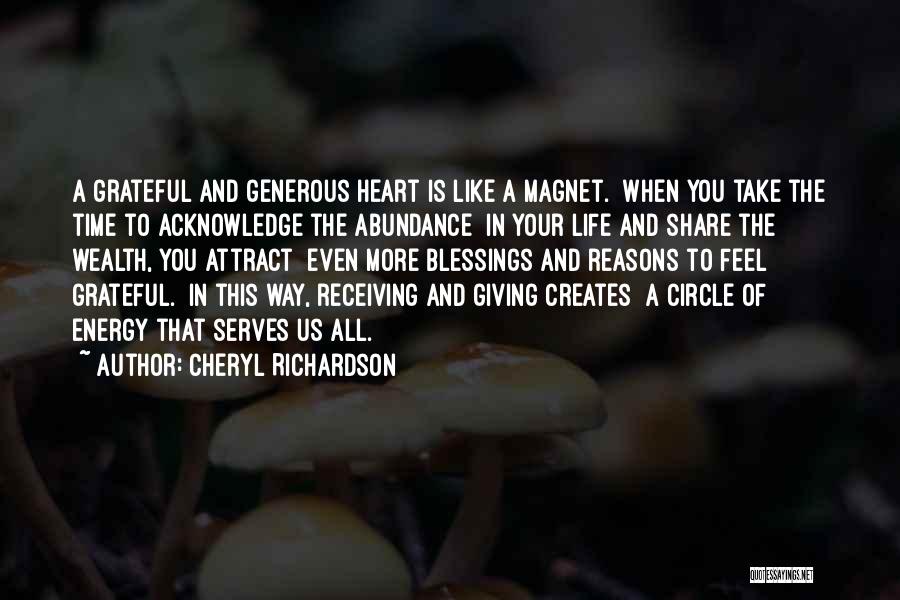 Giving Your Heart Quotes By Cheryl Richardson