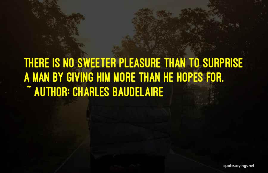 Giving Your Hopes Up Quotes By Charles Baudelaire