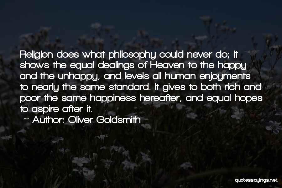 Giving Your Hopes Up Quotes By Oliver Goldsmith