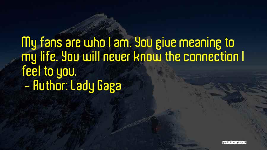 Giving Your Life For Someone Quotes By Lady Gaga