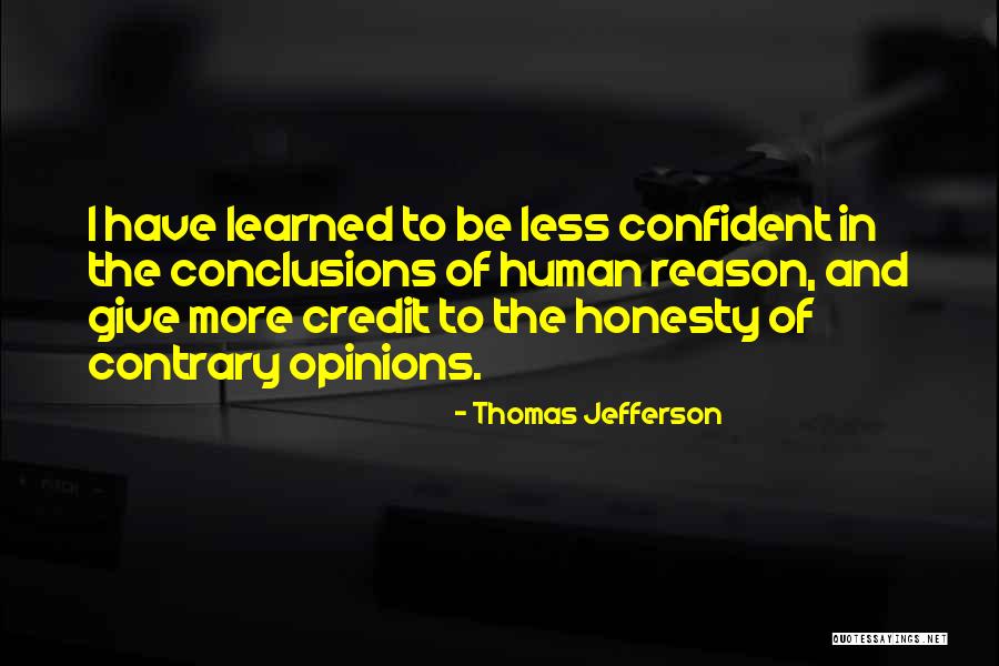 Giving Yourself More Credit Quotes By Thomas Jefferson