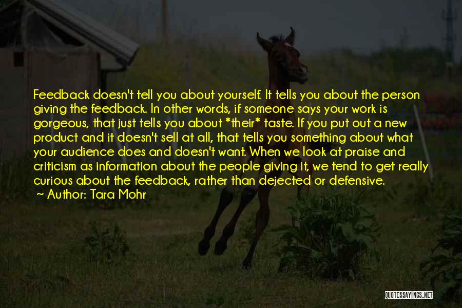 Giving Yourself To Someone Quotes By Tara Mohr