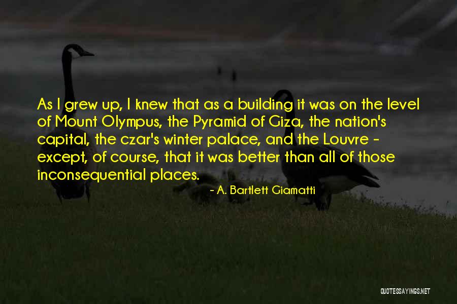 Giza Quotes By A. Bartlett Giamatti Giza Quotes By A. Bartlett Giamatti