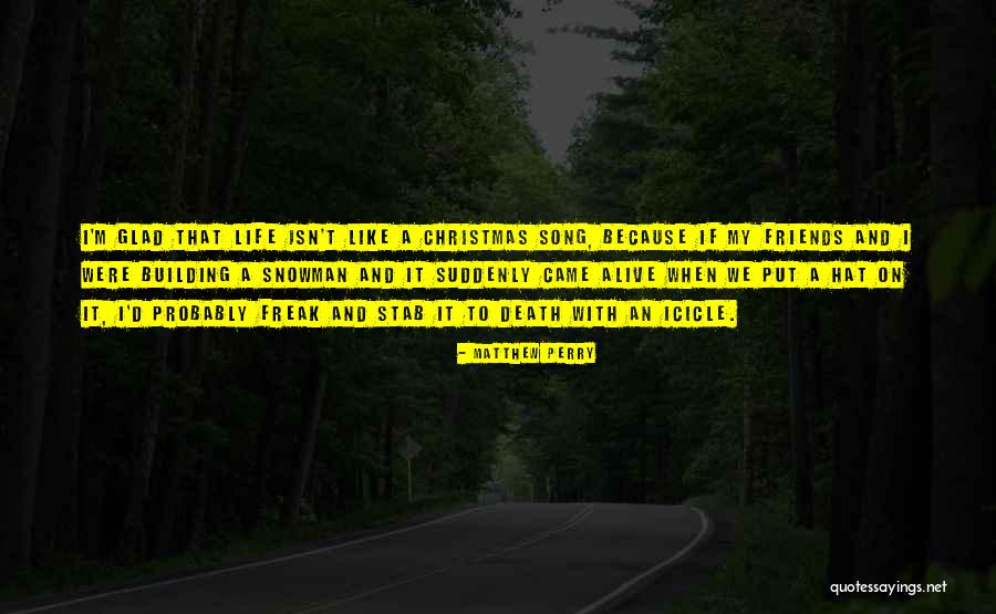 Glad I'm Alive Quotes By Matthew Perry Glad I'm Alive Quotes By Matthew Perry