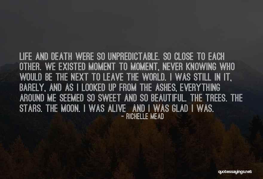 Glad I'm Alive Quotes By Richelle Mead Glad I'm Alive Quotes By Richelle Mead