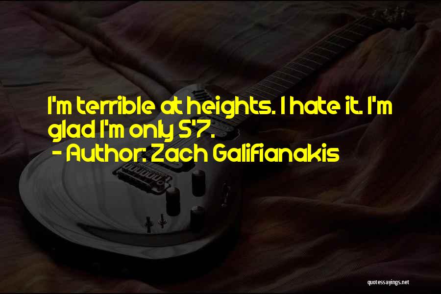 Glad Quotes By Zach Galifianakis