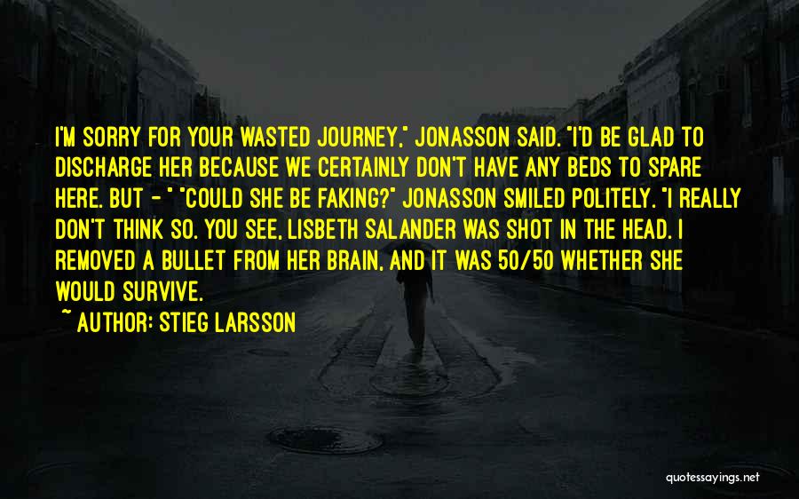 Glad To Be Here Quotes By Stieg Larsson