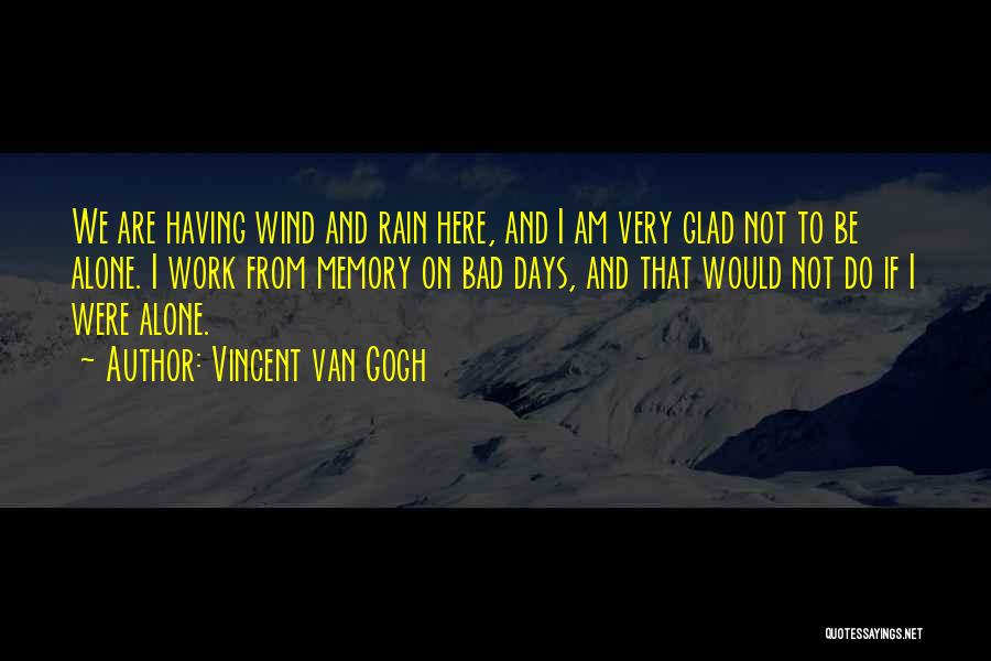 Glad To Be Here Quotes By Vincent Van Gogh