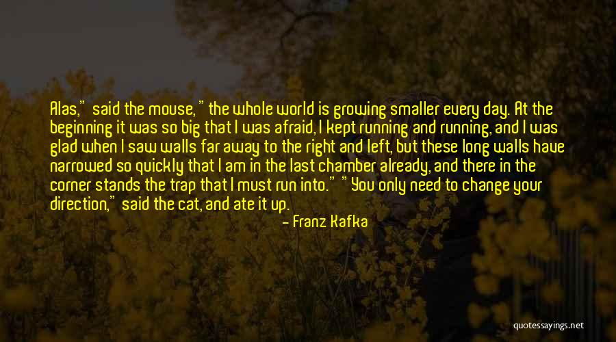 Glad You Left Quotes By Franz Kafka