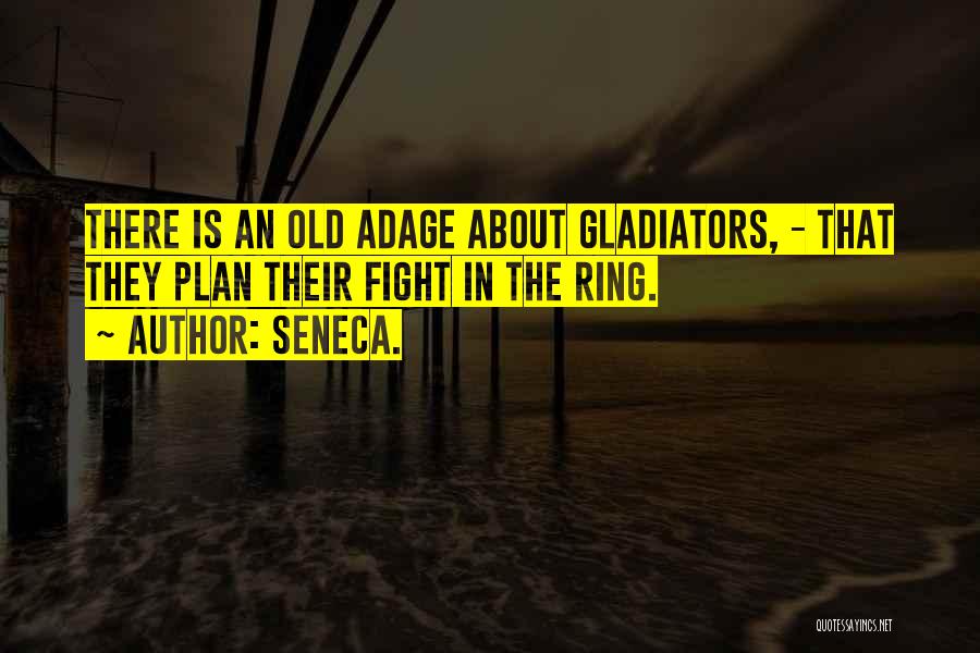 Gladiators Best Quotes By Seneca.