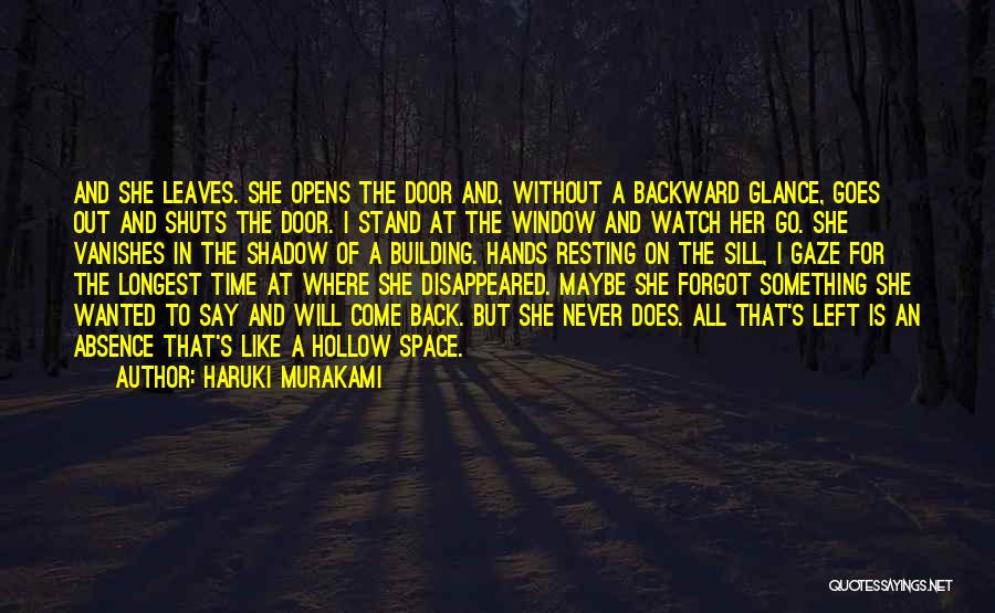 Glance Back Quotes By Haruki Murakami