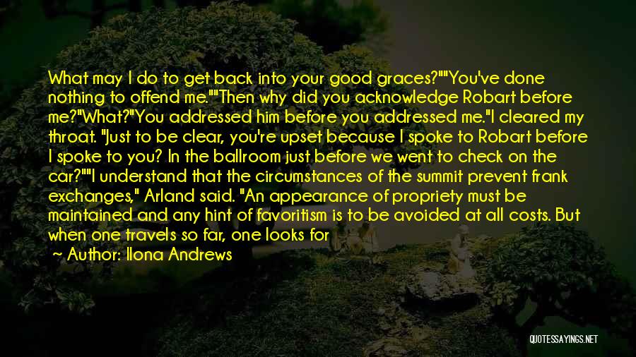 Glance Back Quotes By Ilona Andrews