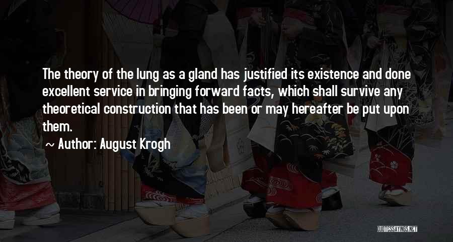 Gland Quotes By August Krogh