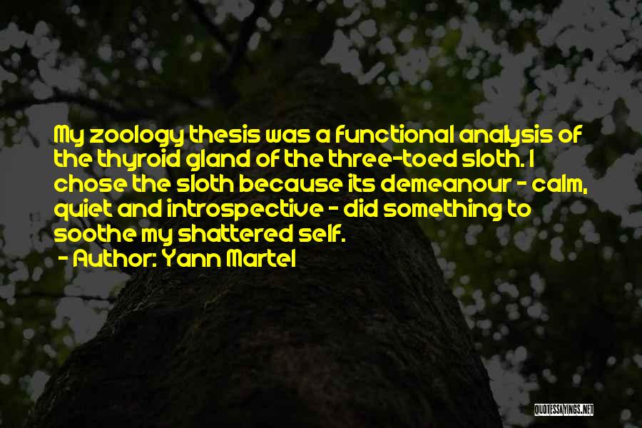 Gland Quotes By Yann Martel