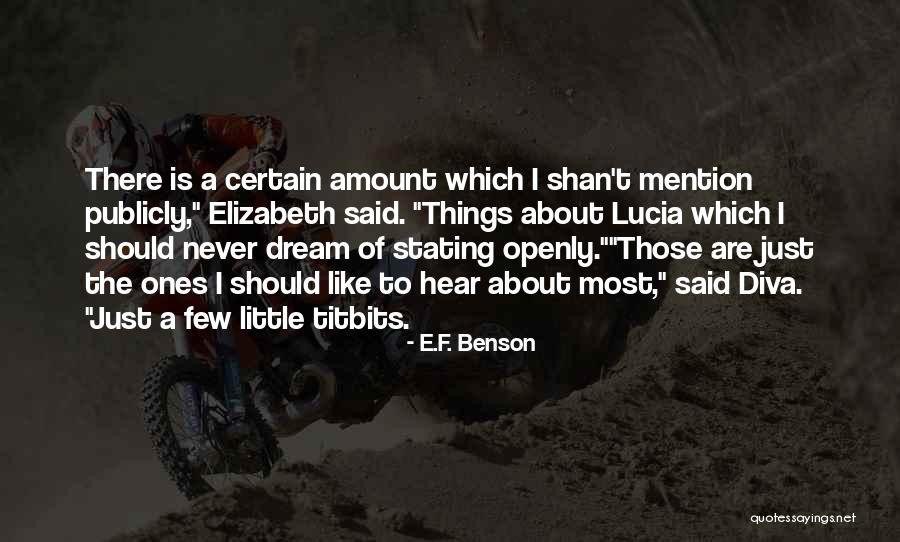 Glanders Quotes By E.F. Benson Glanders Quotes By E.F. Benson