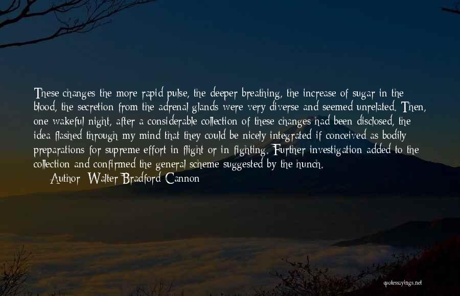 Glands Quotes By Walter Bradford Cannon
