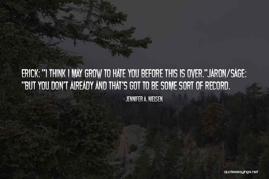 Glandular Cancer Quotes By Jennifer A. Nielsen Glandular Cancer Quotes By Jennifer A. Nielsen