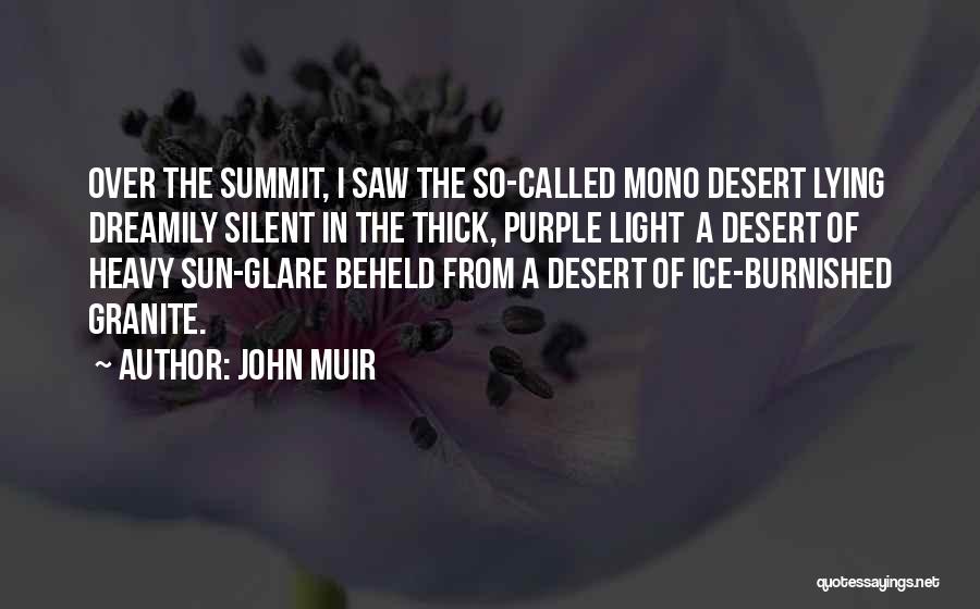 Glare Quotes By John Muir