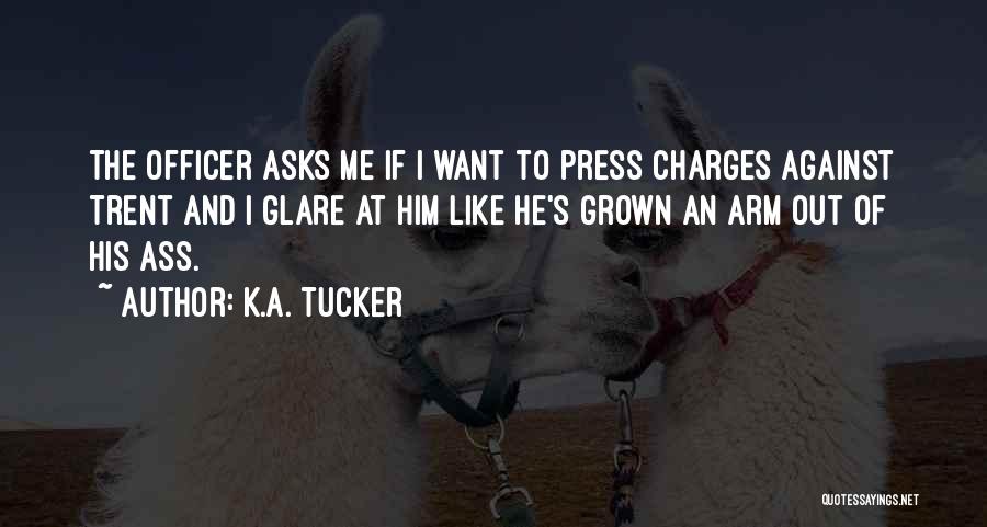 Glare Quotes By K.A. Tucker