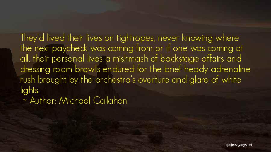 Glare Quotes By Michael Callahan