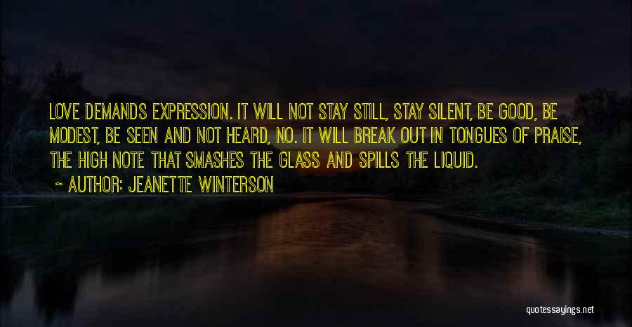Glass And Love Quotes By Jeanette Winterson