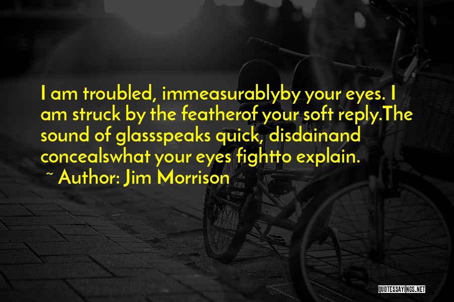 Glass And Love Quotes By Jim Morrison