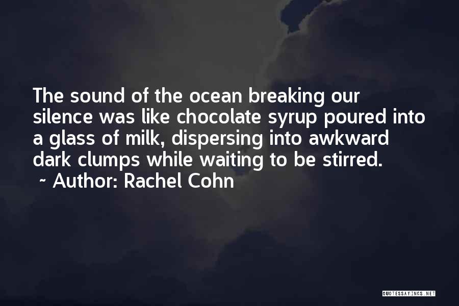 Glass Breaking Quotes By Rachel Cohn