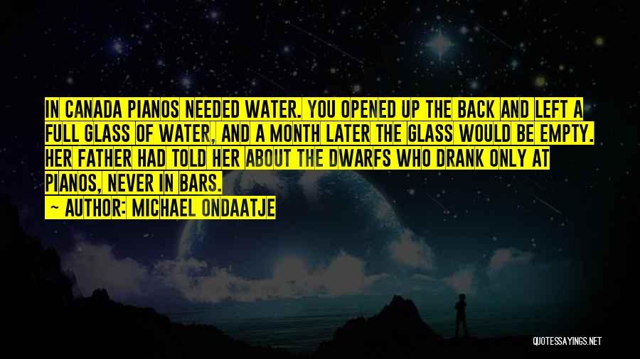 Glass Full Of Water Quotes By Michael Ondaatje