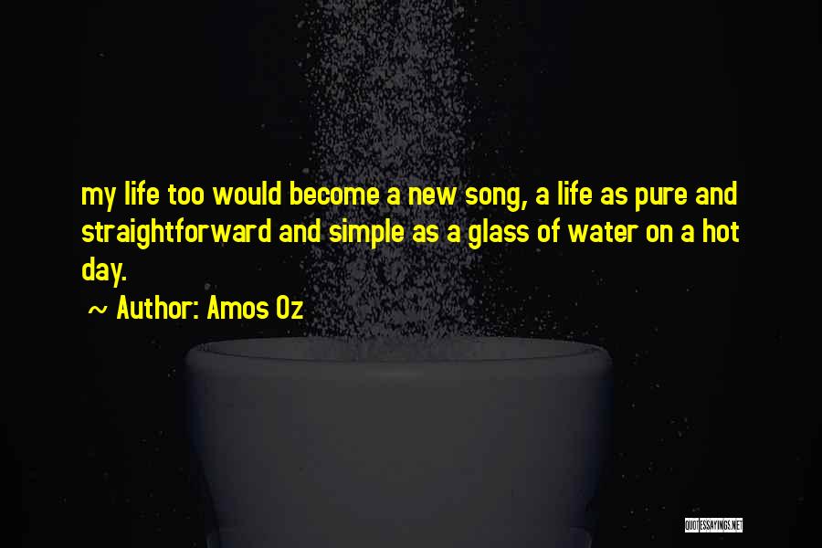 Glass Of Water Quotes By Amos Oz