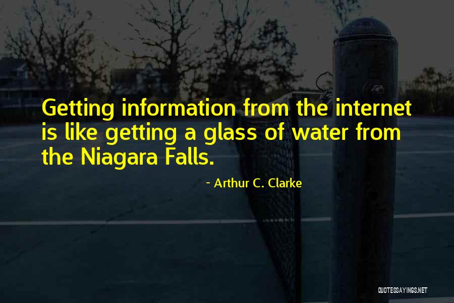 Glass Of Water Quotes By Arthur C. Clarke