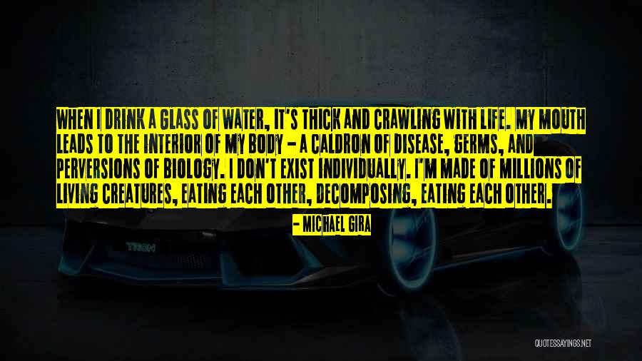 Glass Of Water Quotes By Michael Gira