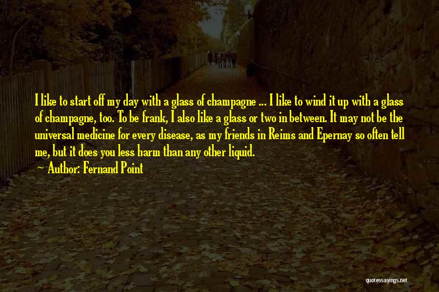 Glass Of Wine A Day Quotes By Fernand Point