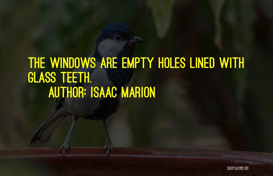 Glass Windows Quotes By Isaac Marion